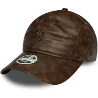 New Era Cappellino FEMALE WORN PU 9TWENTYNEW YORK YANKEES donne - Marrone - Unica