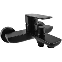 RAV VLTAVA - Miscelatore per bagno, nero - opaco VT454.5CMAT, Slezák