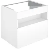Keuco STAGELINE Meuble sous-lavabo, 1 tiroir frontal, 650x625x490mm, avec éclairage LED, 32852290100, 32852290100