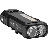Wuben X4 Black, torcia tattica ricaricabile per bicicletta e EDC, 1500 lumen