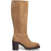 Alpe per donna. 521811 Stivali in pelle marrone Valley (37), 5 a 8cm, Cerniera, Casual