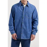 MUD Jeans Chris Denim Shirt Medium Stone Taglia: M | Camicie Casual Outlet | Uomo | Blu