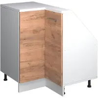 Vicco Mobile cucina angolare per sottotetto R-Line Rovere dorato 75.6 cm con 1 porta, Model 59119