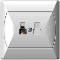 Ospel GPT-1A/00, colore bianco, grado di protezione IP20, dimensioni 82 mm x 31 mm x 82 mm, peso 37,5 g