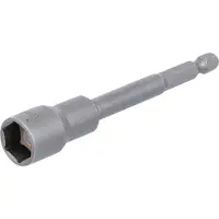 Bgs Chiave a bussola esagonale extra lunga per trapani Esagono esterno 6,3 mm (1/4") SW 13 mm - 2769