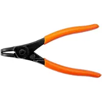 Bahco Pinze esterne per lavatrice con ganasce piegate a 90° e finitura fosfatata 200 Mm Arancione Arancione Taglia unica