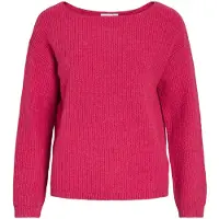 Vila Viveriety Scollo A Barchetta Pullover A Maglia