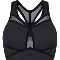 Hästko - Reggiseno sportivo effetto seconda pelle e traspirante - Bra n°39 True Black per Donne - Taglia S - Nero