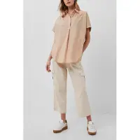 French Connection Cele Rhodes Poplin Slvlss Shrt Sabbia Taglia: XS | Magliette intime Outlet | Donna