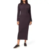 Scotch & Soda Mock Nkdress Seal Brown Taglia: S | Maxi abiti Outlet | Donna | Marrone