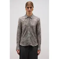 Oltre Sequined Shirt Grey Taglia: 40 | Magliette intime Outlet | Donna | Grigio