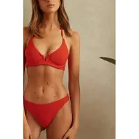 Reiss Underwire Halter Bikini Top Red Taglia: 4 | Bikini Outlet | Donna | Rosso