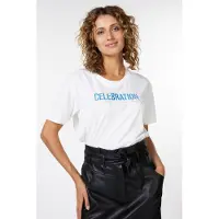 Esqualo T-shirt “celebration” Off White Taglia: S | Maglie Sportivi Outlet | Donna | Bianco