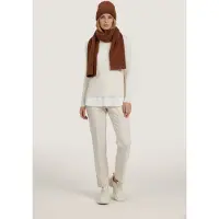 Esqualo Scarf Boucle Knit Brown Taglia: OS | Sciarpe Outlet | Donna | Marrone