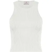 Deha Top in maglia bianco
