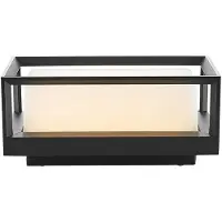 Arcchio , applique da esterno LED Ismera, antracite/opale, IP65