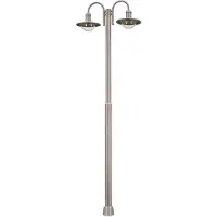 LINDBY luce per esterni Damion, 200 cm, 2 luci, E27, IP44