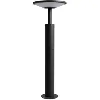 LUCANDE lampione a LED Fenia, 60 cm, antracite, IP65