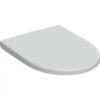 Geberit iCon Sedile WC bianco sovrapposto, chiusura ammortizzata, QR chiudibile a chiave, 1 pz.