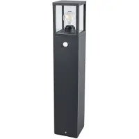 LUCANDE luce di percorso Klemens, 65 cm, sensore, antracite, E27