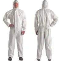 3M 4510M unisex Arbeitsoverall weiß Größe M
