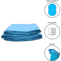 Waterman Lamina di ricambio per piscina a forma di otto 540x350x150 cm - spessore 0,6 mm - bordino a cuneo - blu