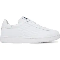 Emporio Armani unisex. 7X000331_AF10848 Classiche sneakers bianche CC (40), Pelle, Bianco, Basso, Stringhe, Casual