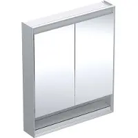 Geberit ONE armoire de toilette avec ComfortLight, 2 portes, montage apparent, avec niche, 75x90x15cm, 505.832.00.1, 505.832.00.1