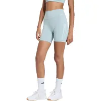 Adidas Women's Optime 3-Stripes Short Leggings Leggings Donna (XXL - Length: 5'', grigio)