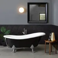KIAMAMI VALENTINA Vasca da bagno stile classico in bianco e nero | Romantica