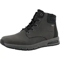 Tom Tailor Boots stringati grigio scuro / nero