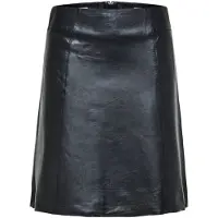 Selected Gonna In Pelle Donne Nero 34