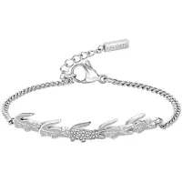Lacoste Fashionable steel Bracciale da donna Crocodile 2040509