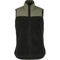 Stoic Women's MerinoHighPile357 VallsboSt. Vest Gilet in pile Donna (M, nero)