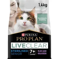 Purina Pro Plan Cibo Per Gatti Al Tacchino Pro Plan Liveclear Senior Sterilised 1.4kg