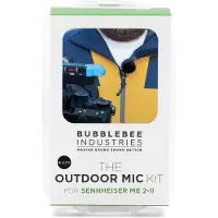 Bubblebee The Outdoor Mic Kit Per Sennheiser ME 2-II, Nero