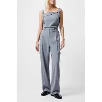 French Connection Franklin Barrel Leg Trouser Grey Taglia: 14 | Pantaloni da completo Outlet | Donna | Grigio