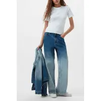 French Connection Dallas Denim Ombre Jean Vintage Blue Ombre Taglia: 8 | Jeans Outlet | Donna | Blu