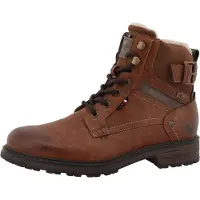 Mustang Boots stringati marrone scuro