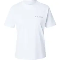 Calvin Klein Ss Classic Graphic Tee Brilliant White Taglia: L | Maglie Sportivi Outlet | Donna | Bianco