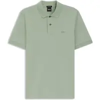 BOSS per uomo. 50553564 Polo Pallas verde (S), Casual, Cotone, Manica corta
