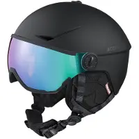 Cairn - Casque de ski/snowboard - Rise Visor Pure Mat Black Cameleon - Taglia 54-56 cm - Nero