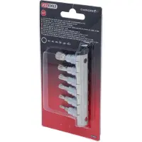 Ks Tools 1/4 "CHROMEplus set di bussole XZN 6 pezzi - 918.0645
