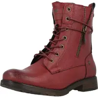 Mustang Stivaletto stringato rosso