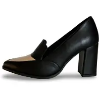 Nae Vegan Shoes Décolleté 'JULIA' beige / nero