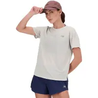 New Balance Women's Athletics S/S Maglia da corsa Donna (XL, grigio)