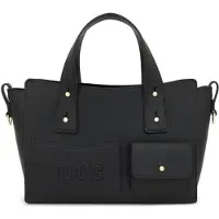 Tous per donna. 2002373451 Borsa City nera media (OSFA), Nero, Casual, Poliuretano