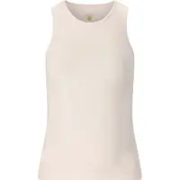 Athlecia Women's Tinashe Halterneck Rib Top Top Donna (36, bianco)