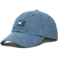 Tommy Hilfiger Cappello da baseball 'TJM HERITAGE OVER DYED DENIM CAP' blu denim