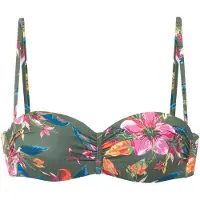 LASCANA Top per bikini blu / oliva / arancione / rosa